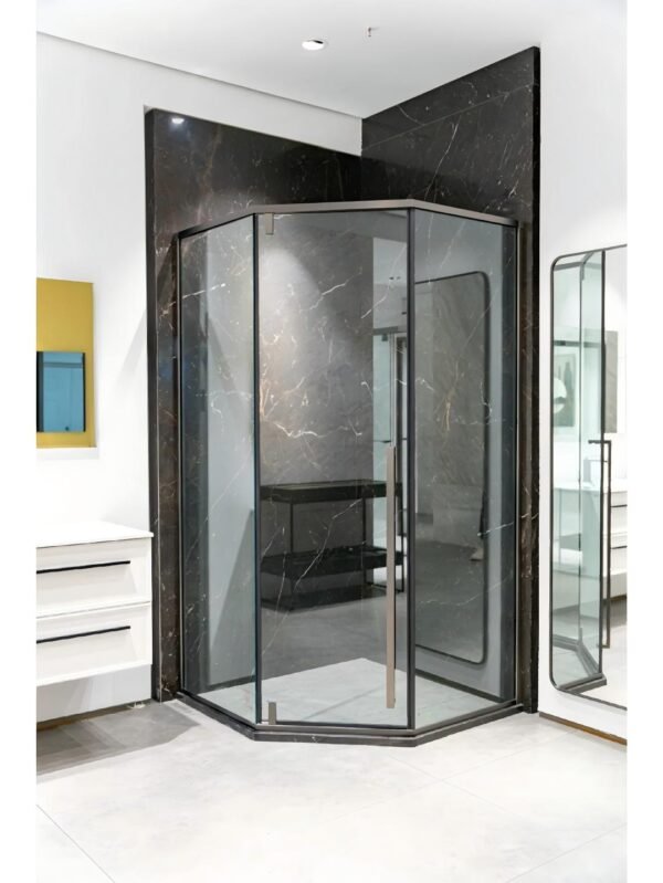 Curved Custom Shower Enclosure – Unique and Space-Saving