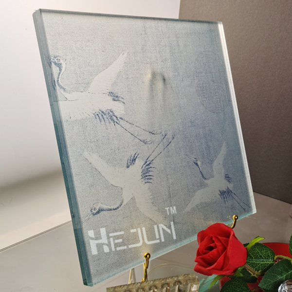 Customized Digital Printing Smart Printed Glass Tempered Flat Glass UV Digital Print on Glass - Image 2
