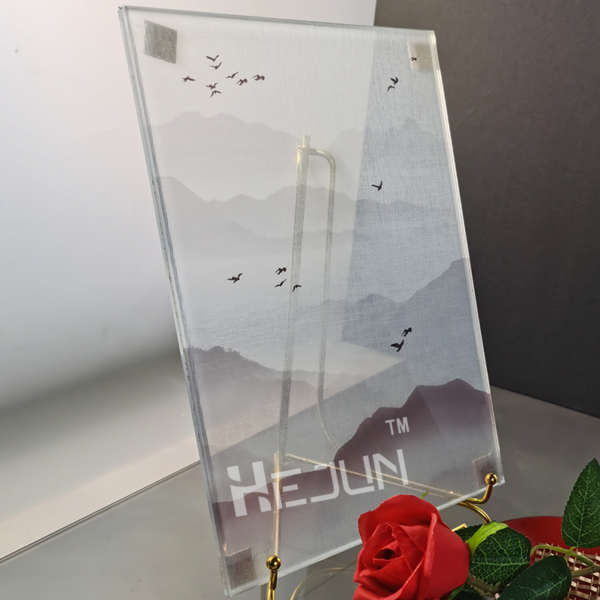 Customized Digital Printing Glass Multi-color Printing Glass High Definition Decorative Glass Panel for Building Decoration - Image 3