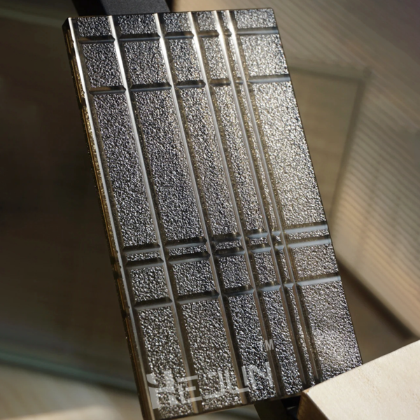 Custom decorative etched laminated glass decoration partition glass - Image 4