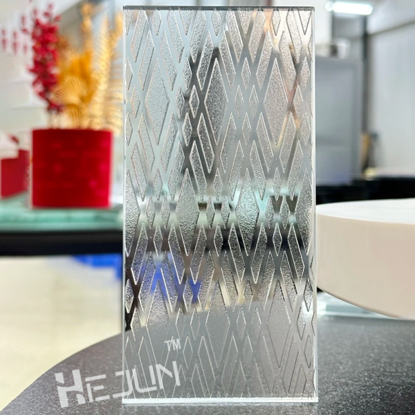 Art Glass Decorative Glass for bathroom door partition wall curtain wall - Image 2