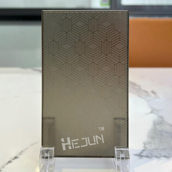 No Fingerprints  Double Sides Acid Etched Glass - Image 2