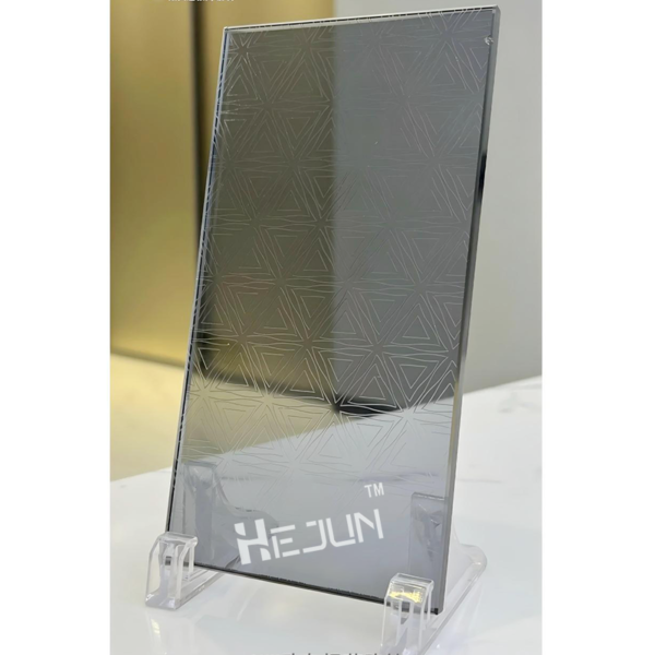 High Privacy  Decorative Frosted Acid Etched Processed Tempered Satin Etched Glass - Image 2
