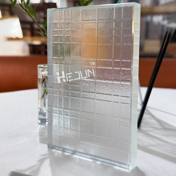 Customized acid etching art decorative craft glass