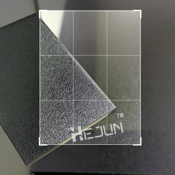 Custom black frosted glass for desktop cabinet doors - Image 2