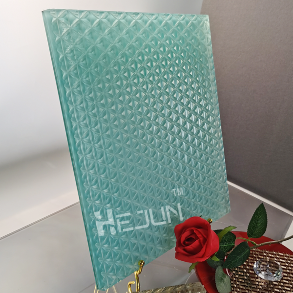 Custom PET membrane etching sandwich art decorative glass - Image 2
