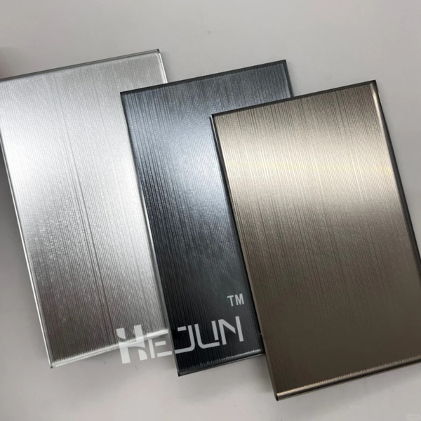 Customized etching process mirror brushed art decorative glass