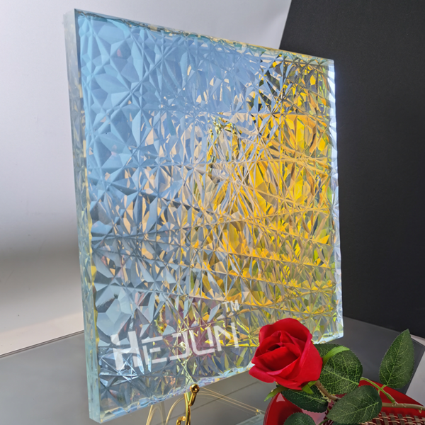 Custom etching clip PET film laminated mirror glass - Image 4