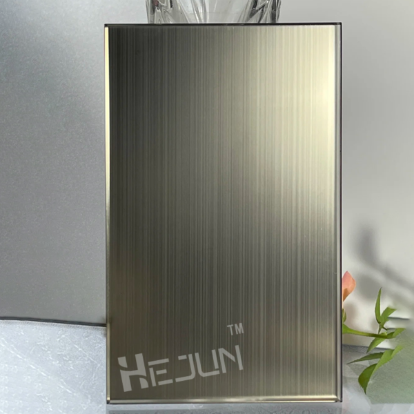 Customized mirrored brushed art decorative glass - Image 4
