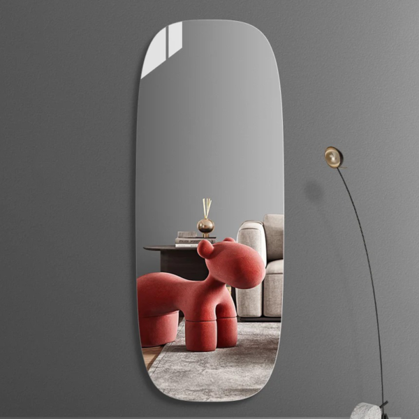 Customized environmentally friendly stainless steel toilet mirror without copper - Image 3