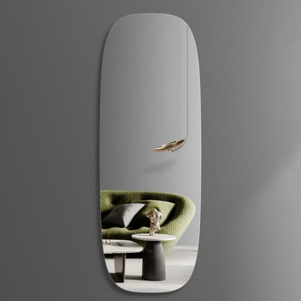 Customized environmentally friendly stainless steel toilet mirror without copper - Image 4