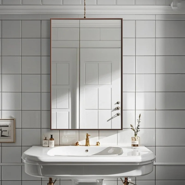 304# 316 stainless steel high-end bathroom mirror - Image 3