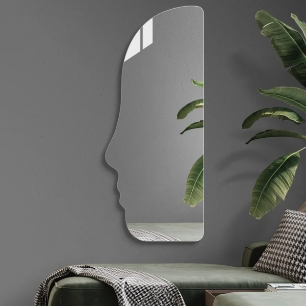 Customized frameless environmentally friendly copper-free special-shaped full length mirror - Image 2