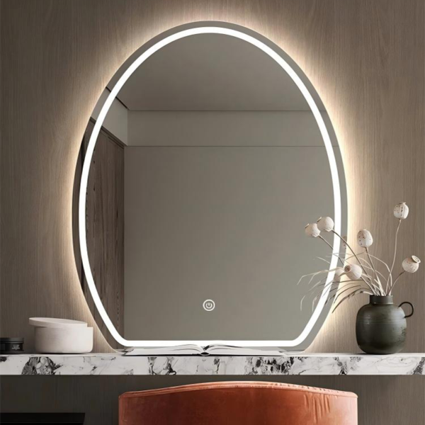 Customized Smart Bathroom  Mirror With Lights LED L01 - Image 2