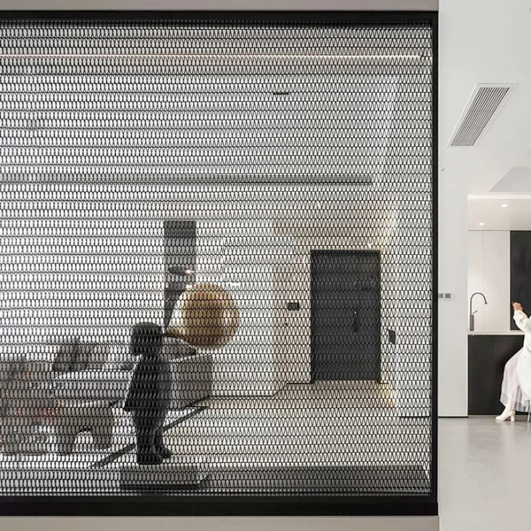 Modern Nordic Luxury Hotel Room Divider Custom Stainless Steel Privacy Metal Screen Aluminum Alloy Gold School Hall Living Room - Image 3