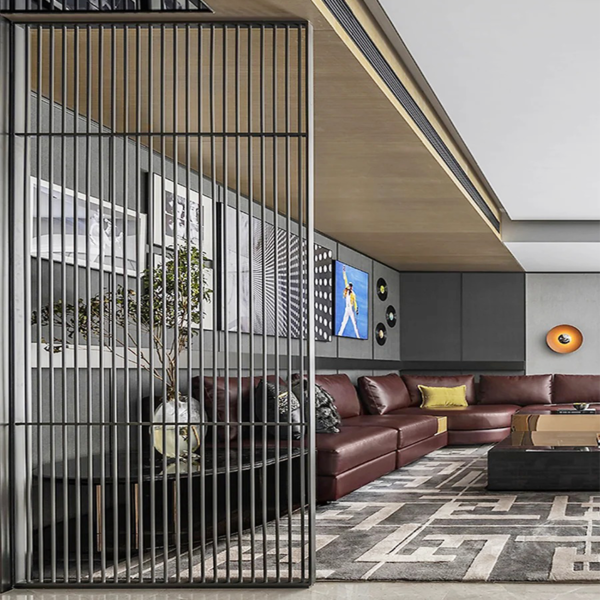 Stainless steel entrance screen partition - Image 4