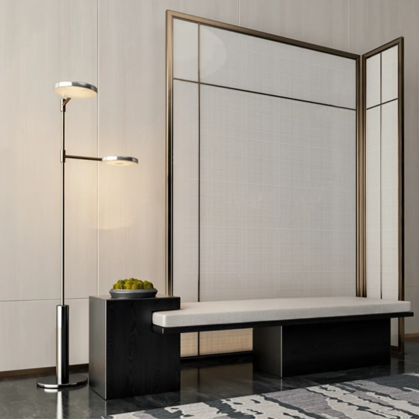 Customized stainless steel wire clamping glass partition screen art screen partition wall for hotel and club. - Image 2