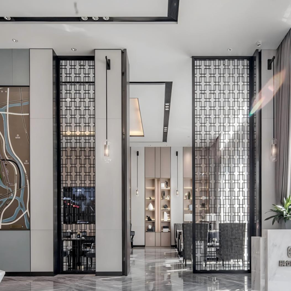 Customized Stainless Steel Gold Room Divider for Home Wall Art Decorative Screen Metal Screen Dividers Partitions Room Divider - Image 2