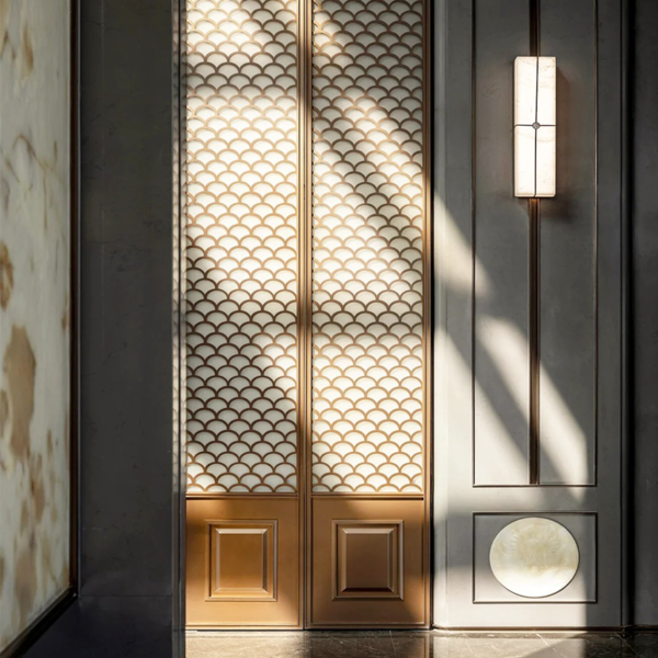 Stainless Steel Gold Room Divider for Home Wall Art Decorative Screen Metal Screen Dividers Partitions Room Divider - Image 2
