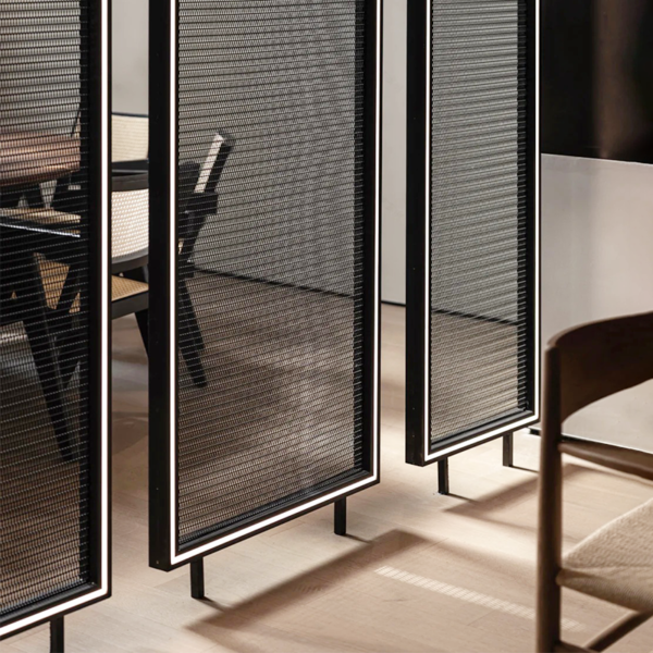 Modern Laser Perforated Stainless Steel Balcony Aluminum Screen Partition Aluminum Curtain Wall - Image 3