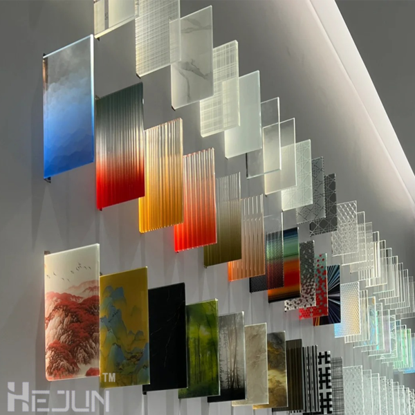 Custom Pictures Patterns Printed on Tempered Glass Digital Printing Decorative Safety Glass - Image 2