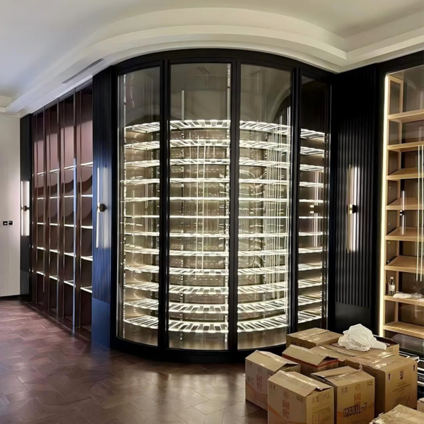 Customized Wine Cabinet Stainless Steel Thermostat Wine Cabinet Red Wine Cabinets For Bars And Restaurants - Image 4