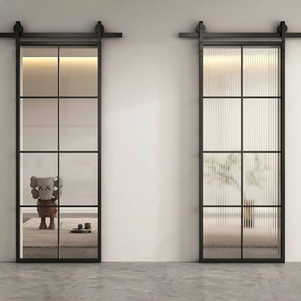 Customized aluminum framed glass barn door - Image 2