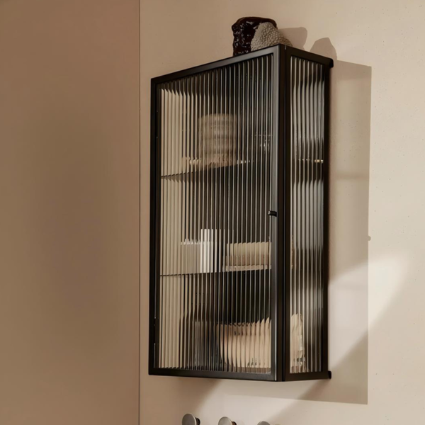Aluminum Frame Glass Display Cases Wine Jewelry Toys Storage Cabinet Tempered Glass Display Cabinet
