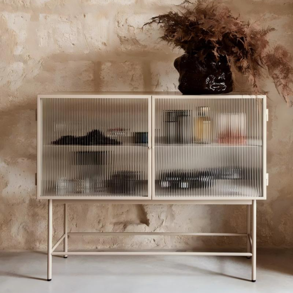 Aluminum Frame Glass Display Cases Wine Jewelry Toys Storage Cabinet Tempered Glass Display Cabinet - Image 4