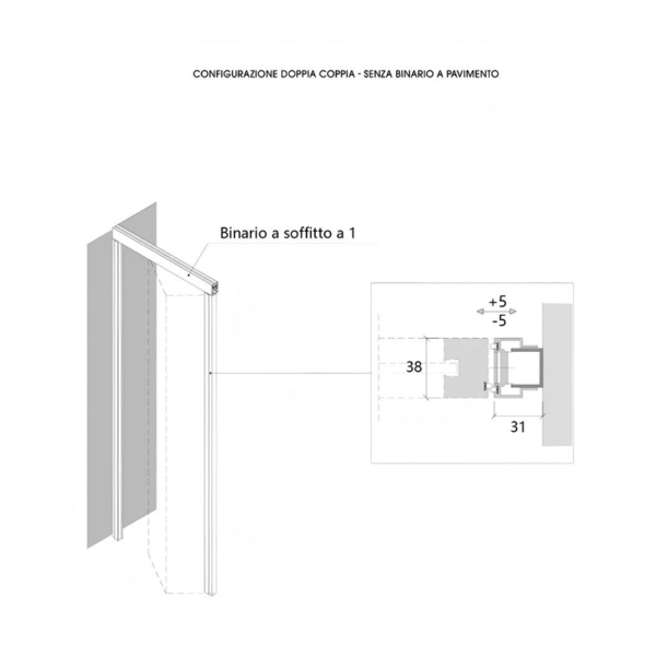 Customized folding sliding glass patio doors bi fold glass doors interior - Image 5