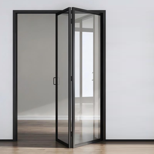 Customized folding sliding glass patio doors bi fold glass doors interior - Image 4