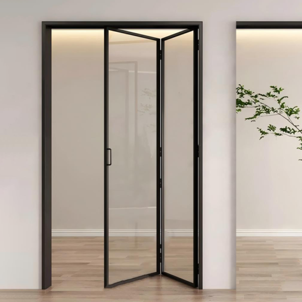 Customized folding sliding glass patio doors bi fold glass doors interior - Image 5