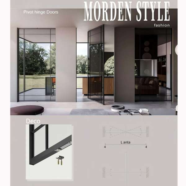 Glass door pivot hinge - Image 2