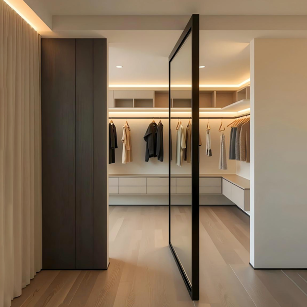 Customized glass pivot door - Image 5