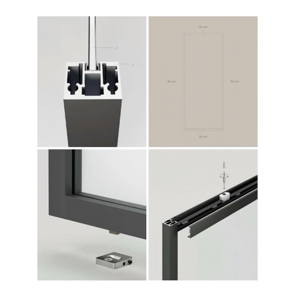 Customized pivot for glass doors - Image 6