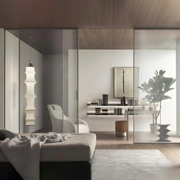 Customized sliding closet doors with track - Image 4