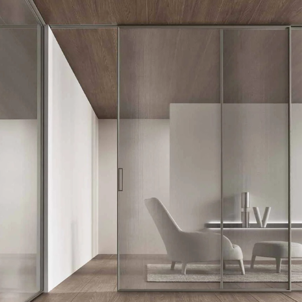 Customized sliding closet doors with track - Image 5