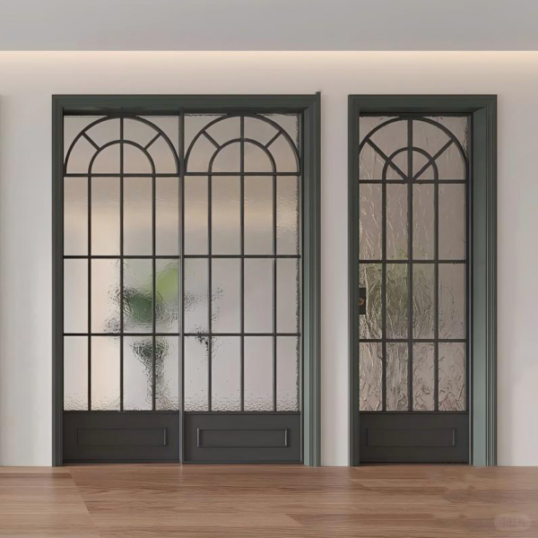 Customized French sliding glass doors