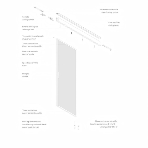 Customized Sliding patio doors with minimalist borders - Image 3