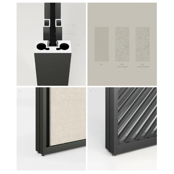 Customized Minimalist stainless steel high-end sensory sliding door - Image 4