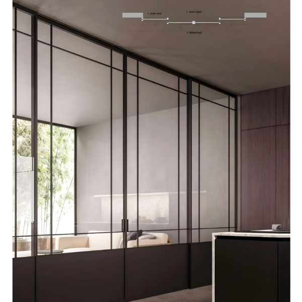 Customized French glass sliding door - Image 4