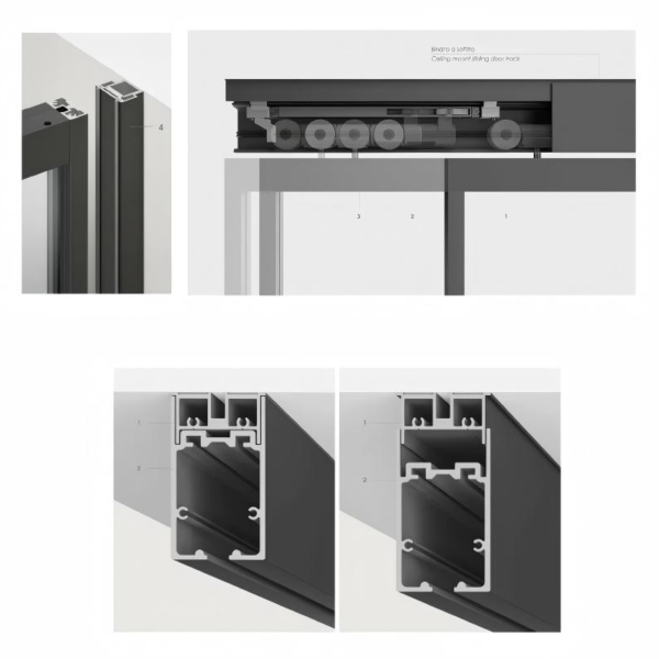 Customized French glass sliding door - Image 3
