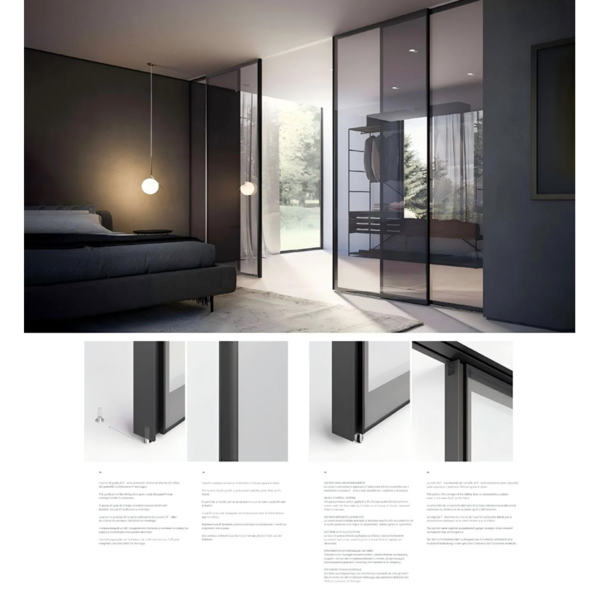 Customized art glass sliding doors - Image 3