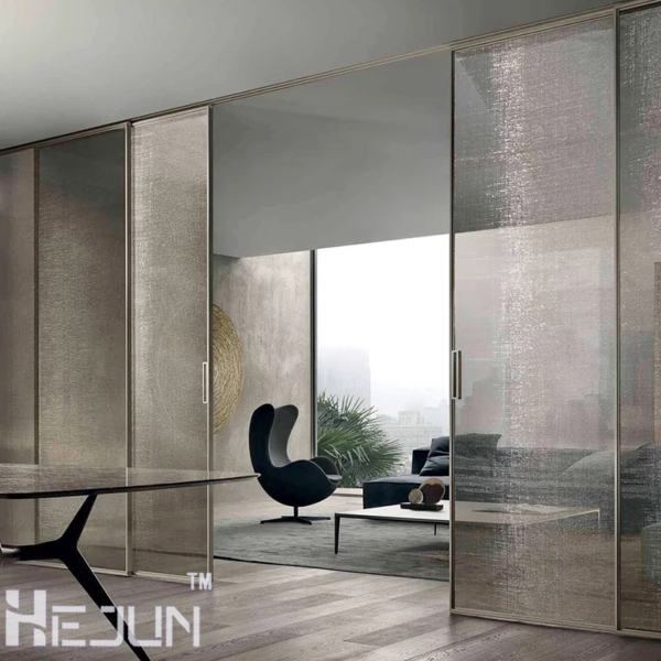 Customized sliding glass door