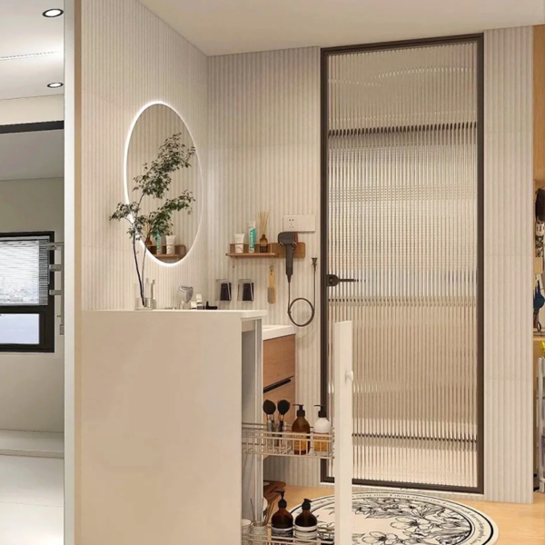Customized Swing Glass Door Aluminum Slim Frame Glass Door Exterior Interior Modern Glass Pivot Doors