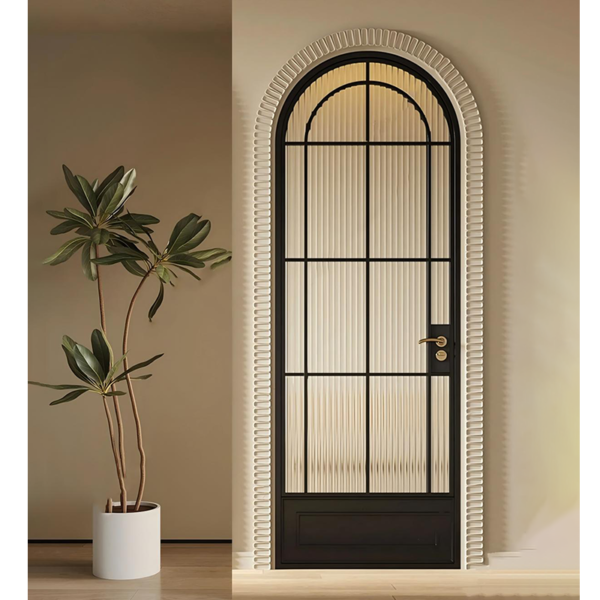 Customized Swing Glass Door Aluminum Slim Frame Glass Door Exterior Interior Modern Glass Pivot Doors - Image 2