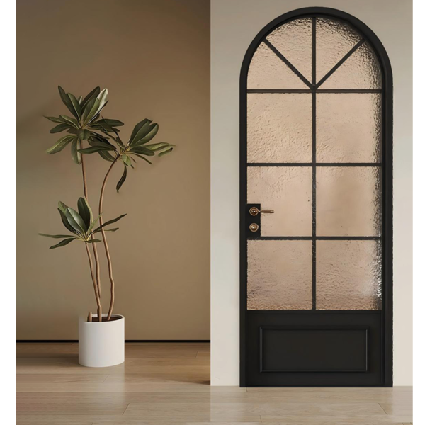 Customized Swing Glass Door Aluminum Slim Frame Glass Door Exterior Interior Modern Glass Pivot Doors - Image 3