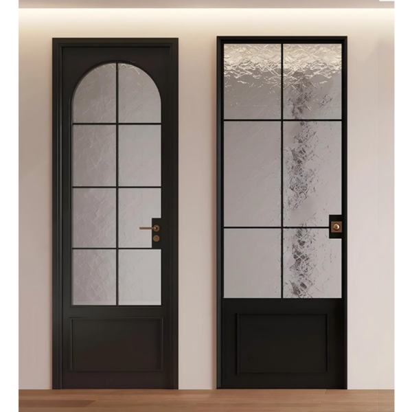 Customized Swing Glass Door Aluminum Slim Frame Glass Door Exterior Interior Modern Glass Pivot Doors - Image 5