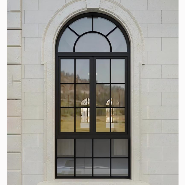 Customized French Swing Glass window  Aluminum Slim Frame Glass window - Image 3