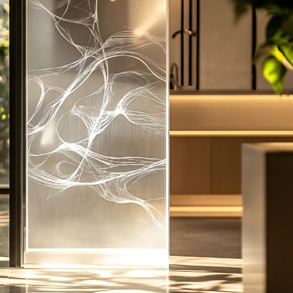 Custom Made Good Quality Digital Printing Tempered Glass For Door Art Glass - Image 2